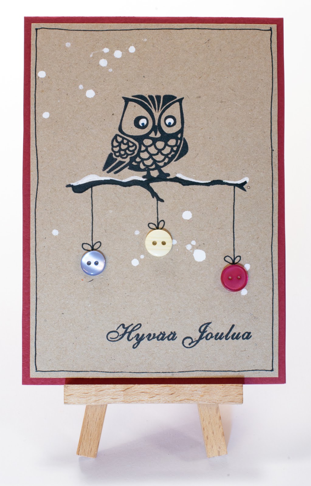 Cardmaking: Simple and easy to make Christmas cards
