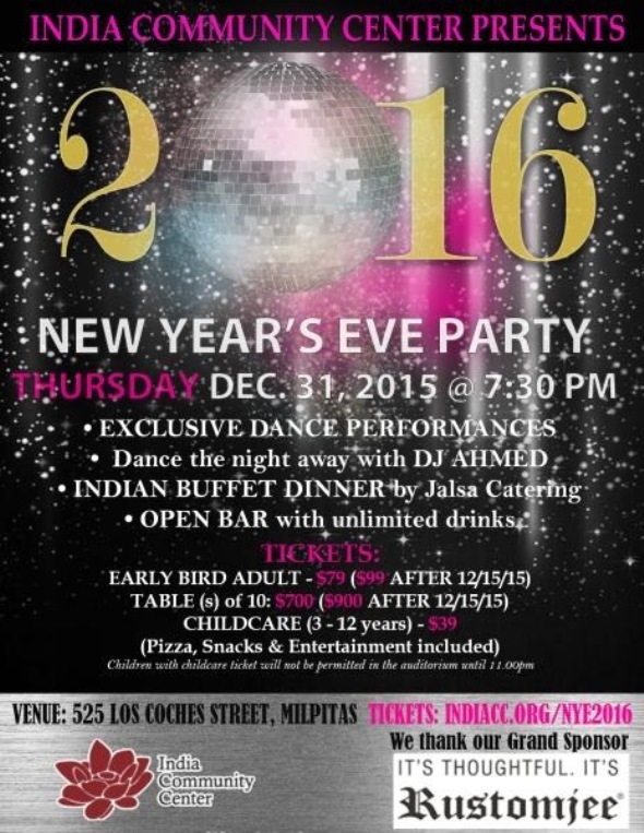  ICC 2016 New Years Eve Party