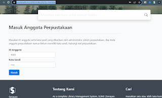 login anggota perpus