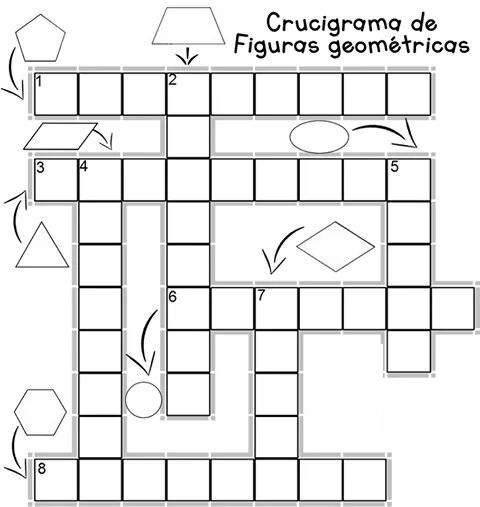 Crucigrama de Figuras Geometricas