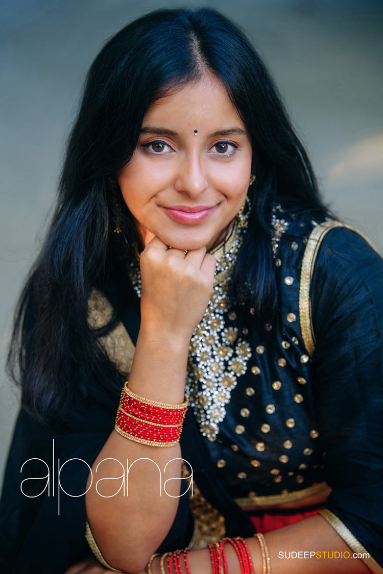 Indian Senior Pictures for Girls in Farmington High School by SudeepStudio.com Ann Arbor Senior Portrait Photographer