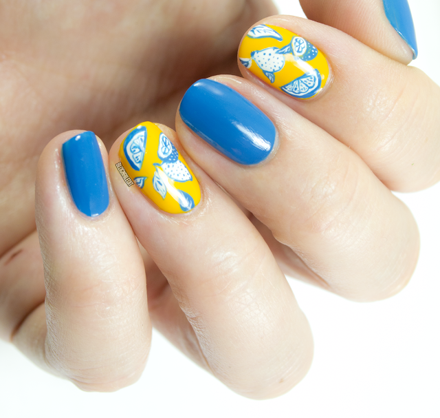 Lemon Saffron by Katy @ Nailed It www.blognailedit.co 