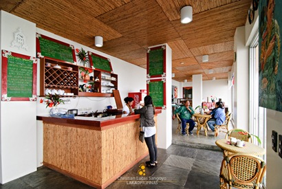Inside Cafe Sabel