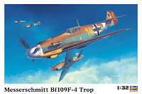 Hasegawa 1/32 Messerchmitt Bf109F-4 Trop (ST31) Color Guide & Paint Conversion Chart