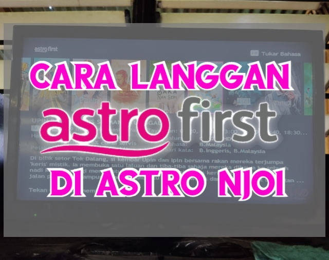 Cara Langgan Astro First di Njoi