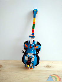 Guitarra hecha con Lego Boost