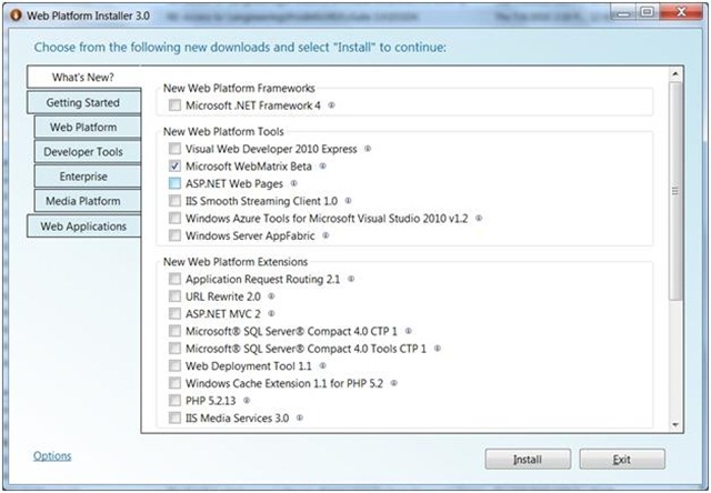 IIS_developer_express_installer