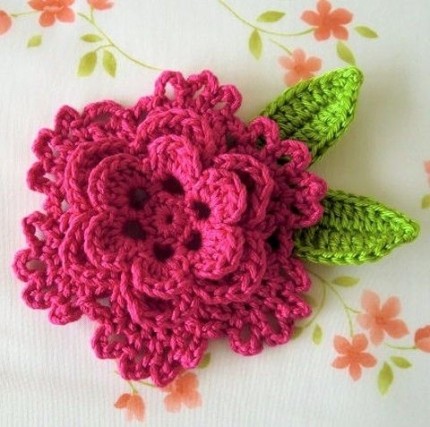 Crocheted Flowers - Free Patterns