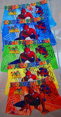 celana boxer anak karakter spiderman