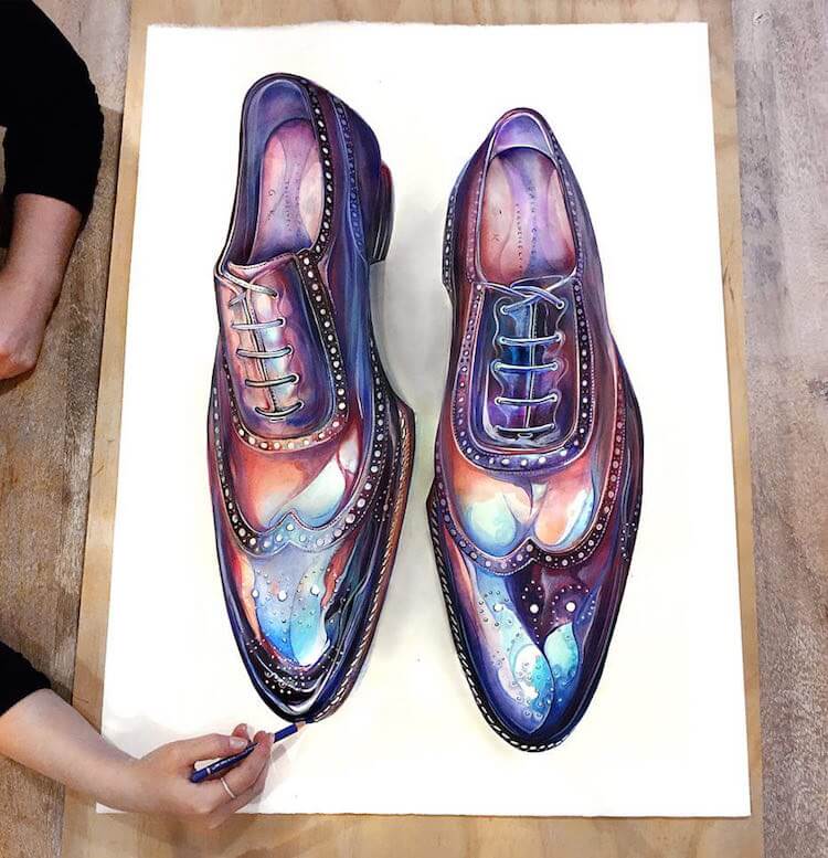 Hyperrealistic Colored Pencil Drawings Depict The Colors Of The Galaxy