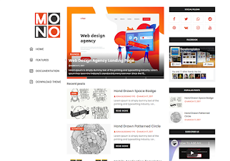 Mono Blogger Template