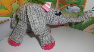 Elefante de crochet