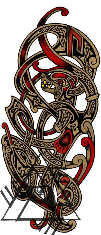 Recent Custom Works Some Norse Tattoo Designs