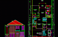 Info Baru 20+ Denah Rumah Sederhana 2 Lantai Autocad