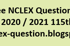 Free NCLEX Questions Test Bank 2020 / 2021 115th Edition