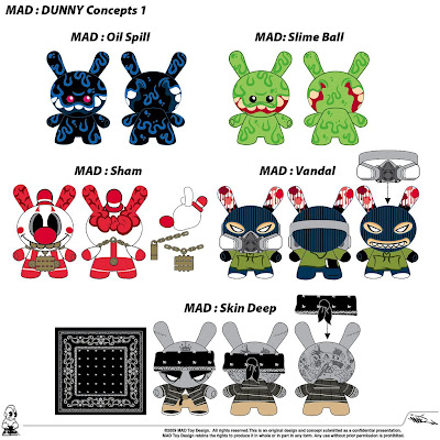 Kidrobot - MAD's 2009 Dunny Concept Designs 1