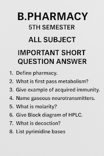Pharmacy wala important Questions with answers PDF free download B Pharmacy 4th sem important Questions with Answers PDF Carewell pharma Carewell pharma Important Questions with answers PDF Imperfect pharmacy important Questions pdf free download Carewell pharma notes Imperfect pharmacy Important Questions and answers Imperfect pharmacy Important Questions 10 marks pdf free Download