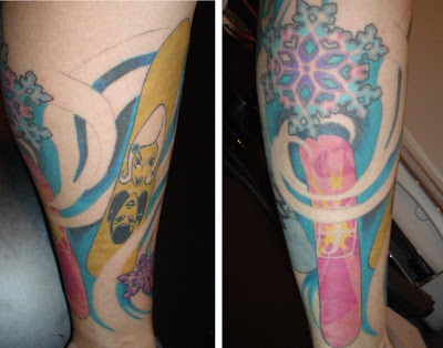 Lower Leg Tattoo with HUSH anesthetic on. pictures of meaningful tattoos