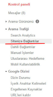 Webmaster Tools ile Backlink Nasıl Bulunur?