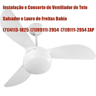 Baixa rotação no ventilador de teto