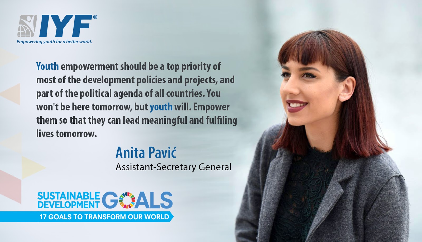 Anita Pavic, Assistant Secretary-General - International Youth Federation