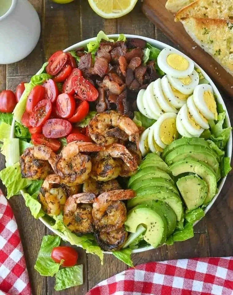 Grilled Shrimp Cobb Salad