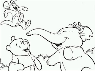 Dibujos de Winnie Pooh para Pintar, parte 3