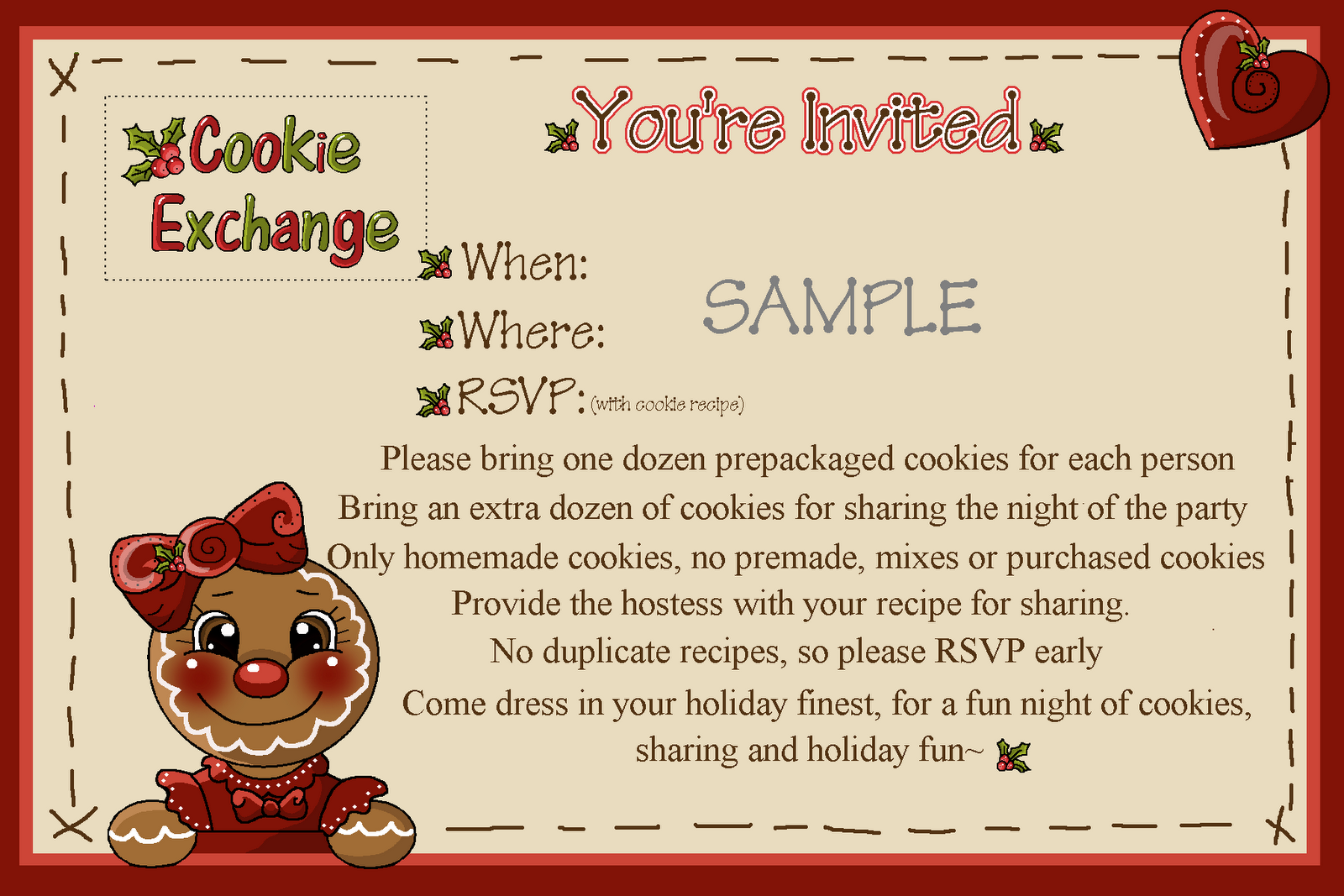Cookie E3xcvhange Invitations 2