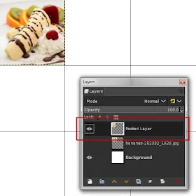 Create a selection and then duplicate the layer