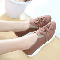 Jual Sepatu Flat Shoes Wanita Pita SDB112 - Cokelat, 37