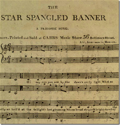 Star Spangled Banner sheet music