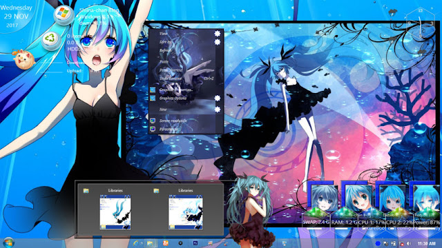 Windows 8.1 Theme Deep Sea Girl by Andrea_37