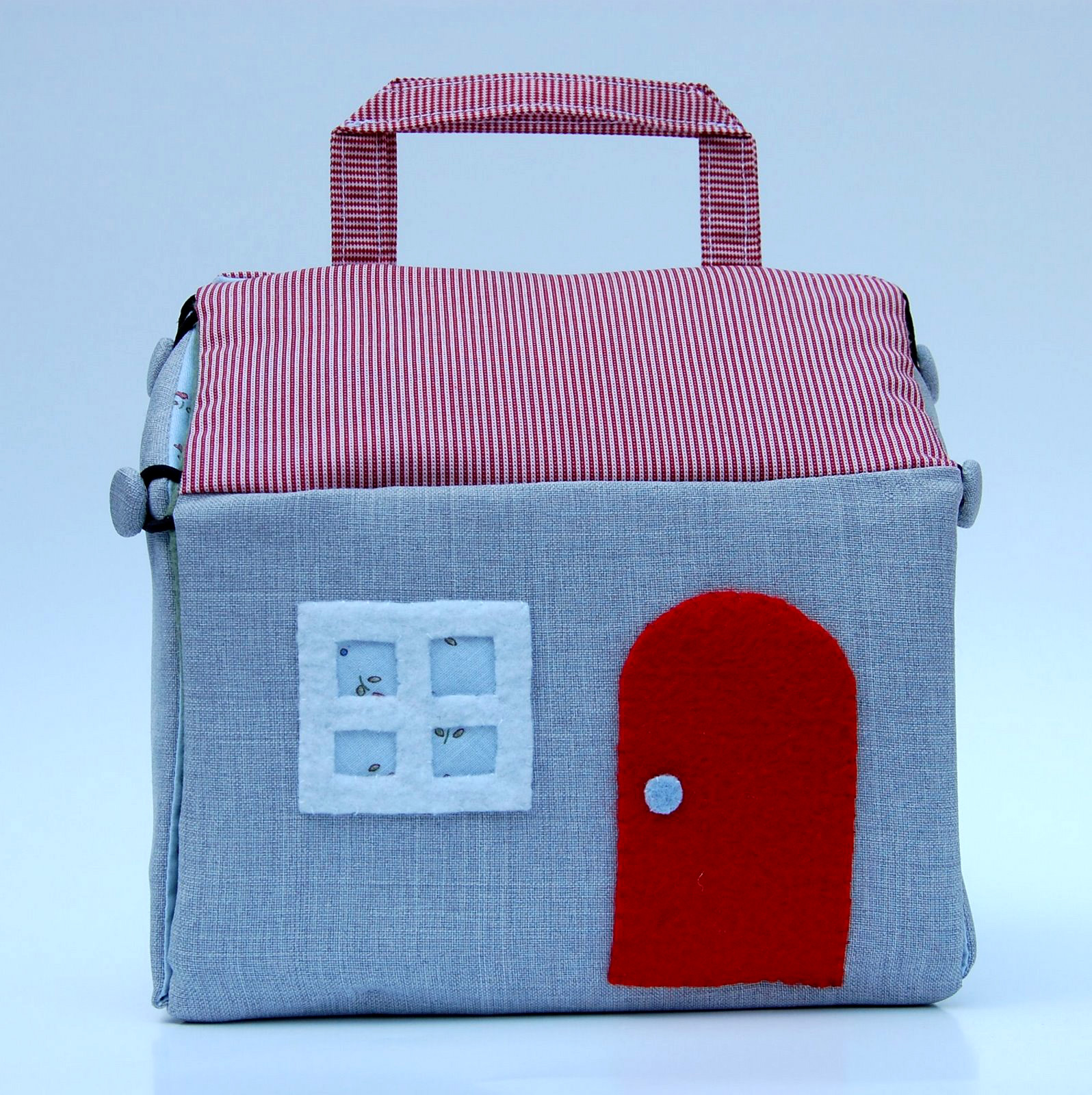 Fabric Dollhouse Bag Tutorial