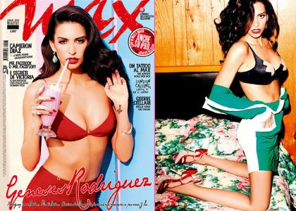 Genesis Rodriguez is Red Hot for Max Magazine » Gossip | Genesis Rodriguez