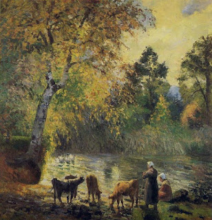 Autumn, Montfoucault Pond, 1875