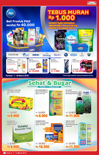 Katalog Promo INDOMARET Super Hemat Periode 07 - 13 Maret 2018