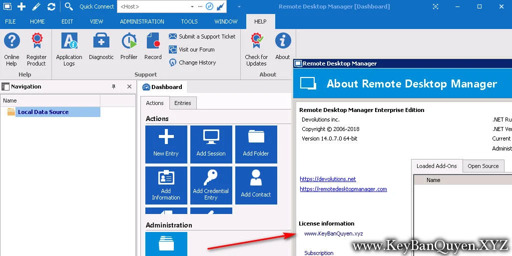 Devolutions Remote Desktop Manager Enterprise 14.0.7.0 Full Key, Tập trung, quản lý và  truy cập an toàn vào các kết nối từ xa