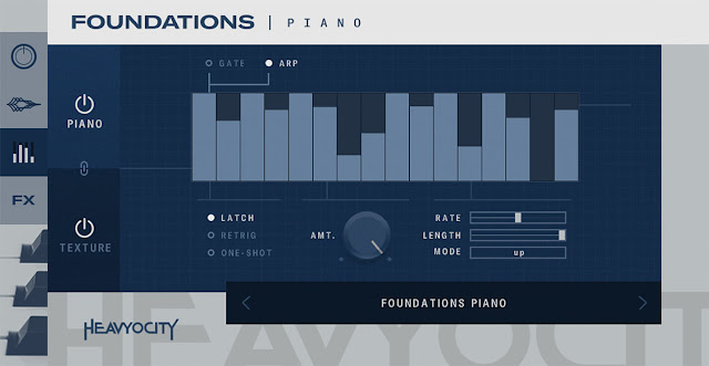 Heavyocity Foundations Piano Interface arp