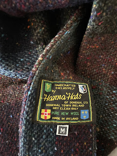 Picture of a vintage hanna hats label