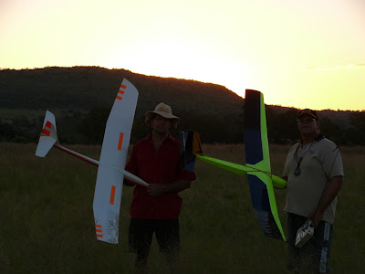 Piet and I just before our last flights of 2007