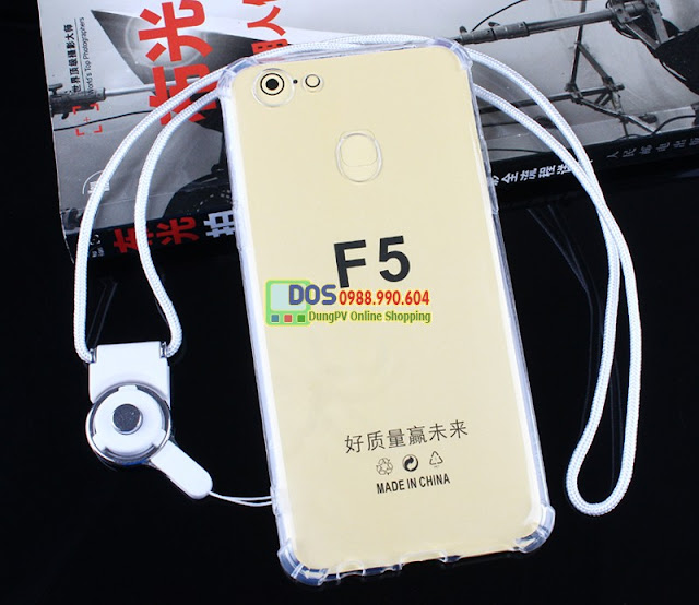 Ốp lưng điện thoại Oppo F5  silicone dẻo, bền đẹp 