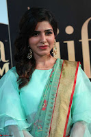 Samantha Ruth Prabhu Smiling Beauty in strange Designer Saree at IIFA Utsavam Awards 2017  Day 2  Exclusive 07.JPG