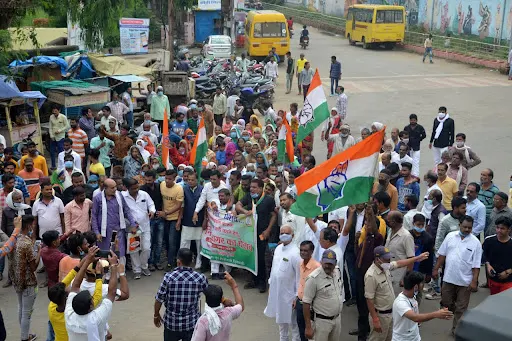 Political-Protest-कांग्रेस-ने-निगम-को-दी-पंद्रह-दिन-की-मौहलत