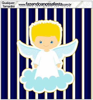 Blondie Angel Free Printable  Labels.