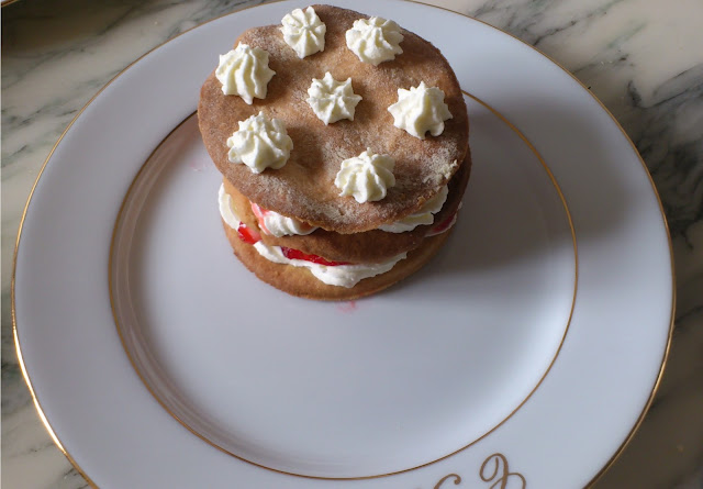 Millefeuille sablé fraise mascarpone