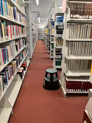 心理学・教育学部図書館（Fakultätsbibliothek Psychologie und Pädagogik）書架