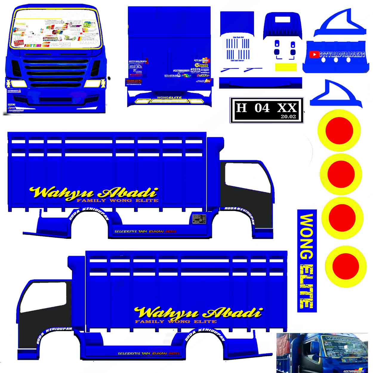 livery truk wahyu abadi 01 terbaru