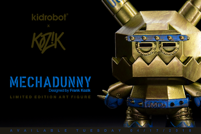 China Wonder Festival Exclusive Mecha Dunny 3” Vinyl Figure by Frank Kozik x Kidrobot