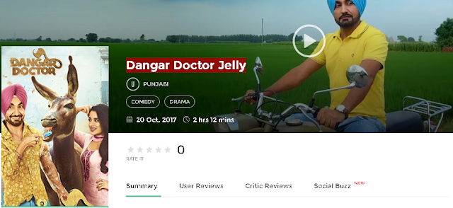 Dangar Doctor Jelly 2017 Full Punjabi Movie 700mb HD 300mb