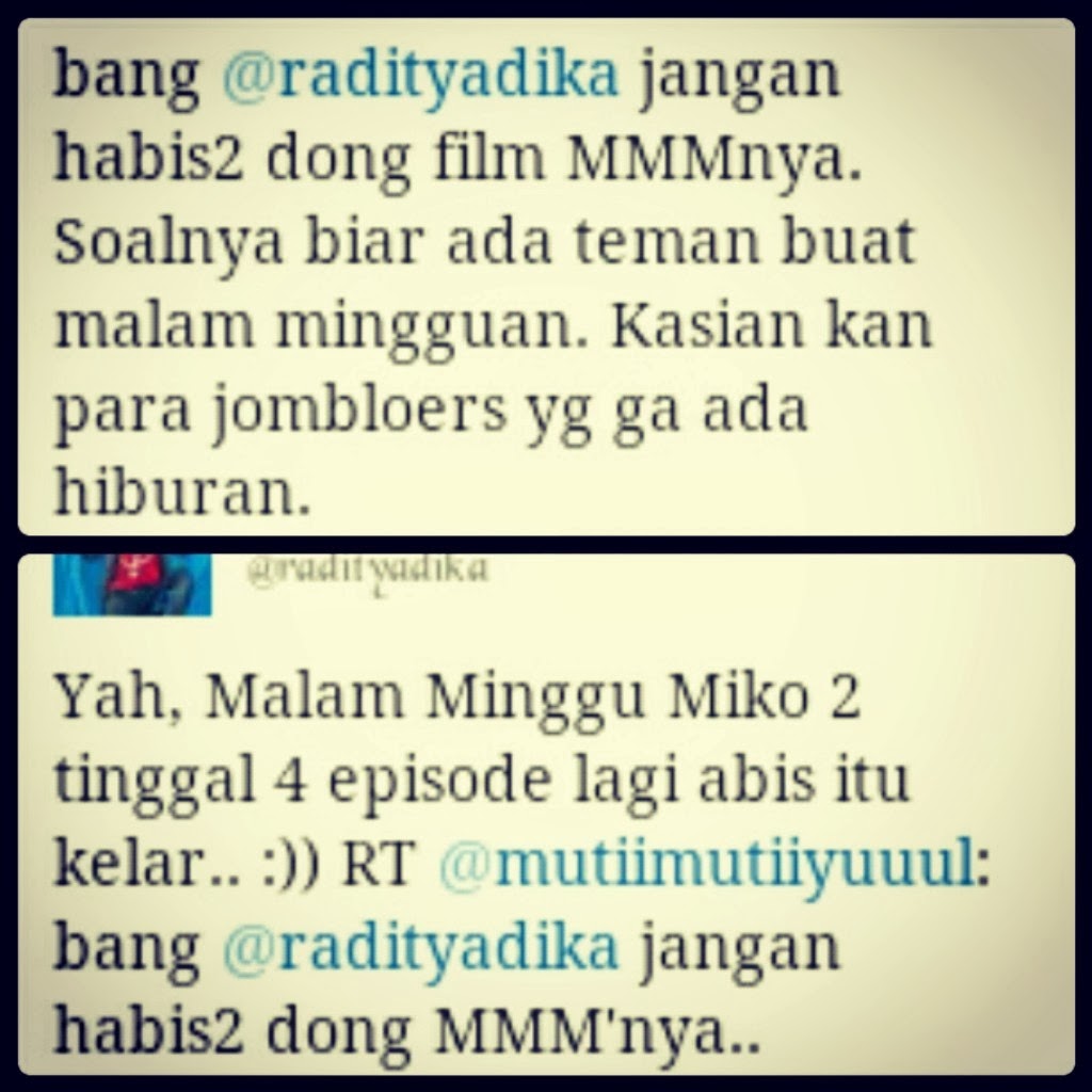 Sahabat Dapat Mention Dr Raditya Dikaaaa